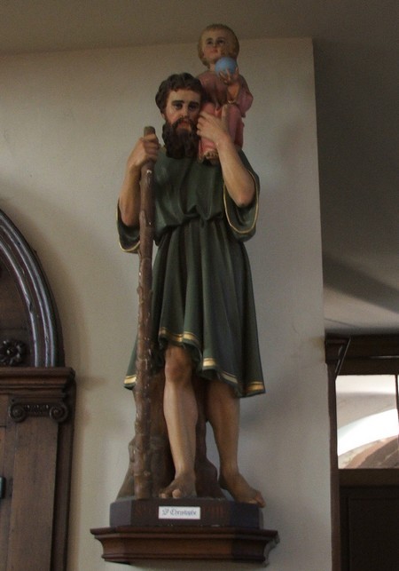Saint Christophe, église d'Englefontaine