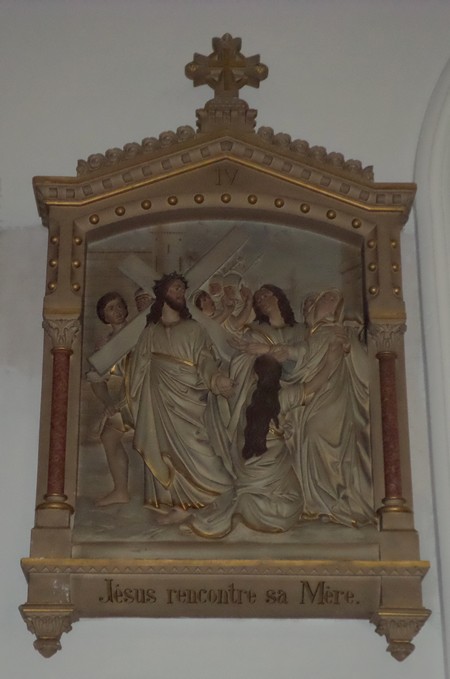 Eglise d'Étrœungt, chemin de croix.