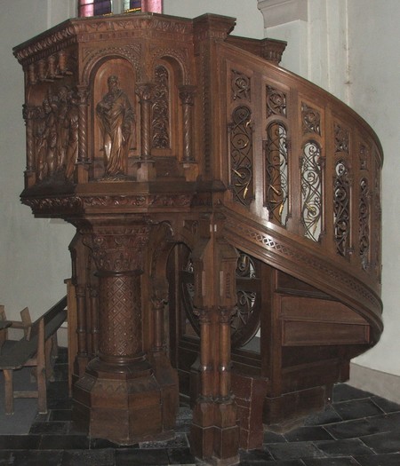 Eglise de Feignies,  la chaire