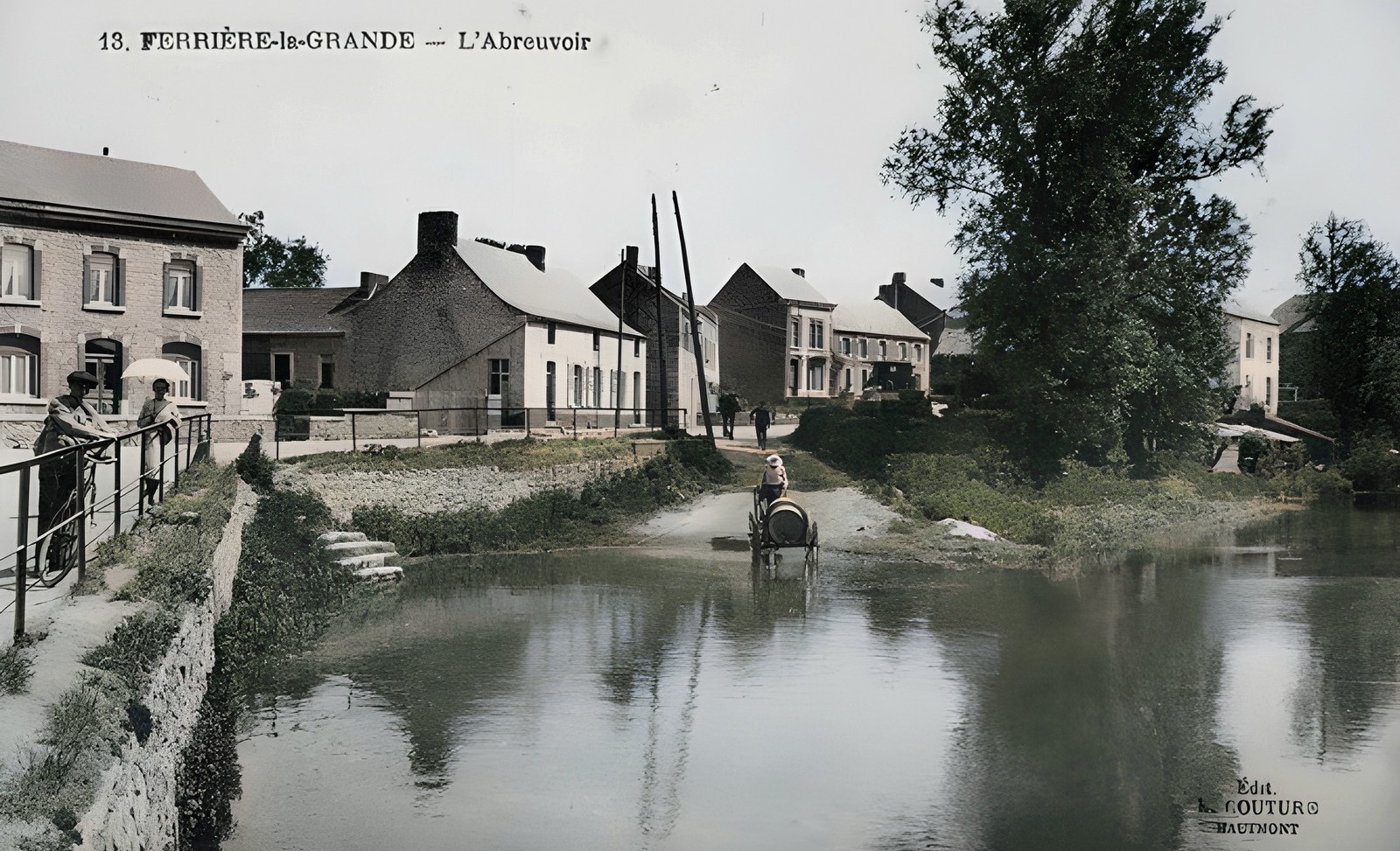Ferrière la Grande l'ancien abreuvoir