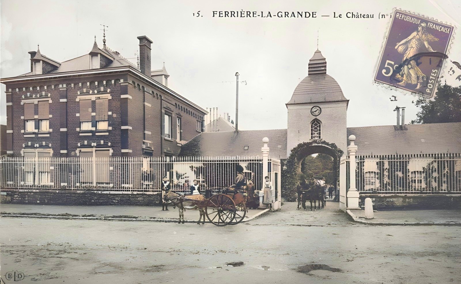 Le château Delattre à Ferrière la Grande
