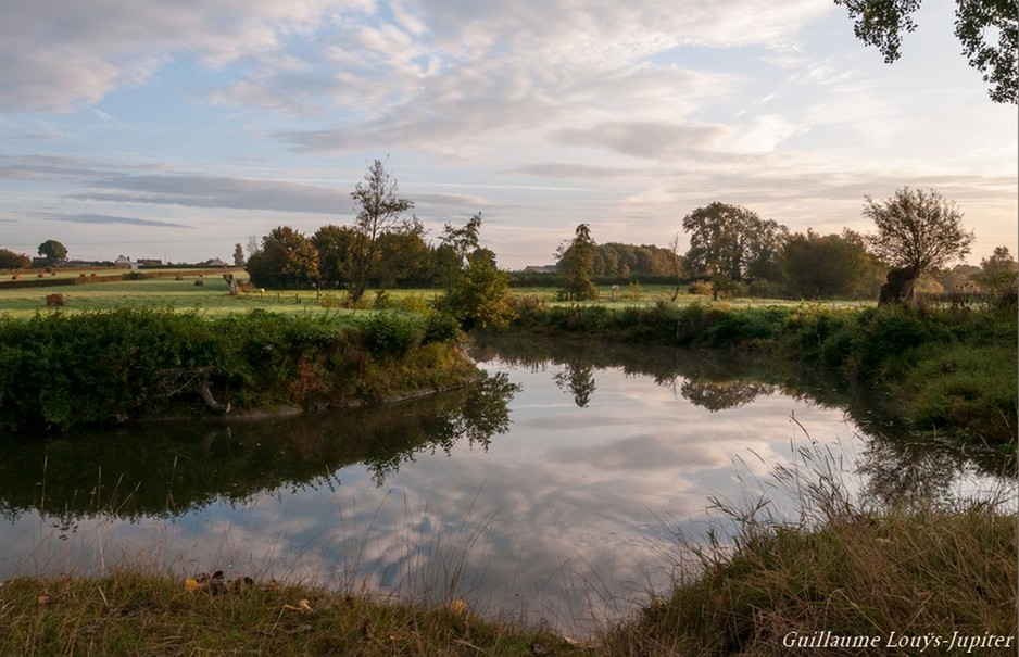 Paysage à Flaumont Waudrechies.
