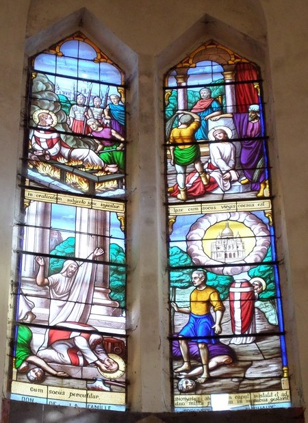 Eglise de Forest en Cambrésis, vitraux