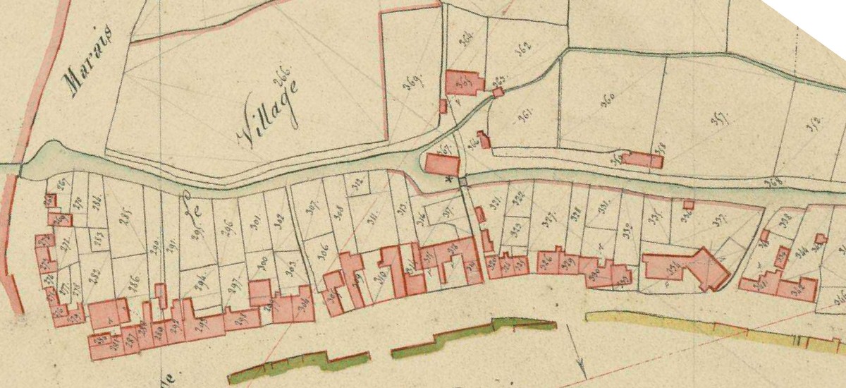 Fourmies, ancien moulin, cadastre