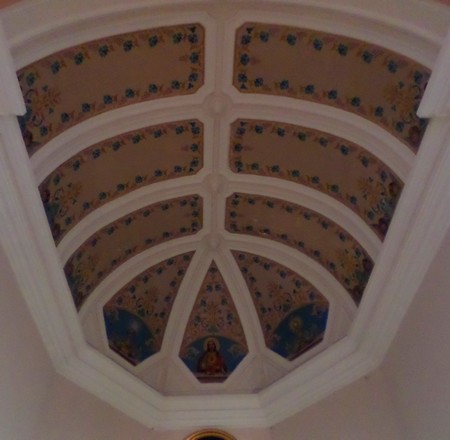 Eglise de Frasnoy : la voûte peinte