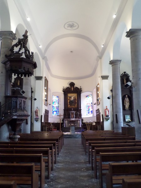 Eglise de Glageon, la nef.