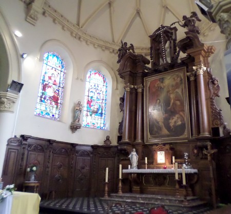 Eglise de Gommegnies, le choeur.