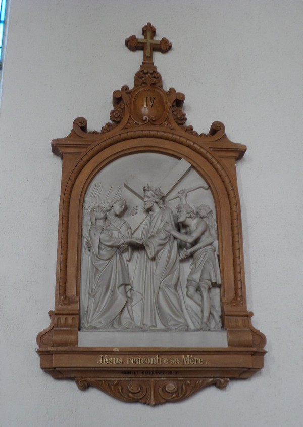Eglise de Gussignies, chemin de croix.