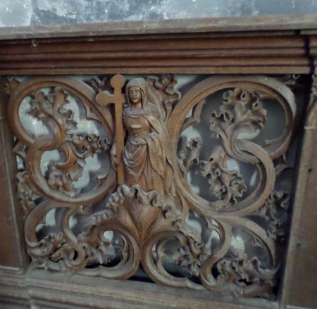 Eglise de Hargnies, banc de communion