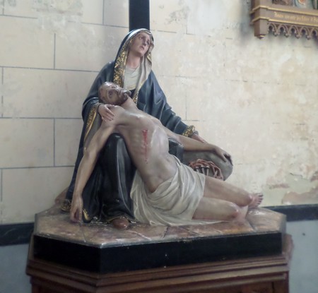 Eglise de Hargnies, chaire de vérité, piéta