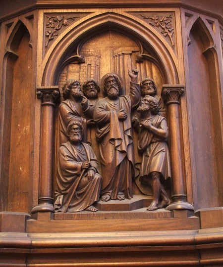 Eglise d'Hautmont : chaire