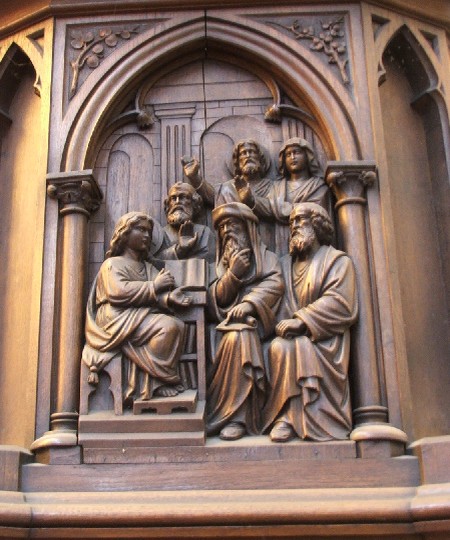 Eglise d'Hautmont : chaire