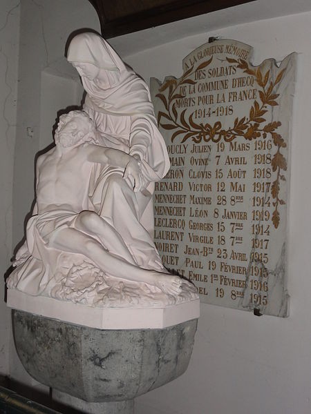 Eglise d'Hecq, Piéta