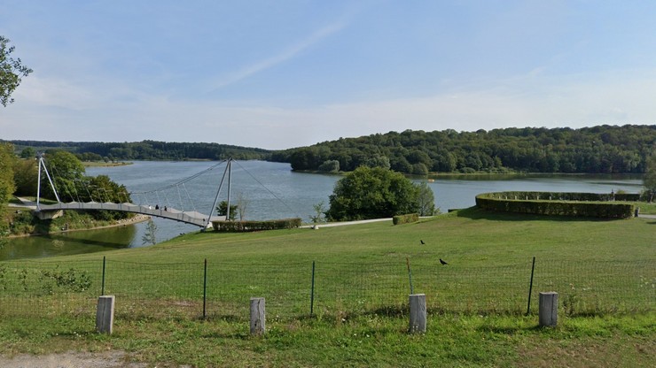 La retenue d'eau du Val-Joly à Eppe-Sauvage