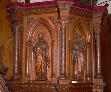 Eglise de Jenlain, chaire