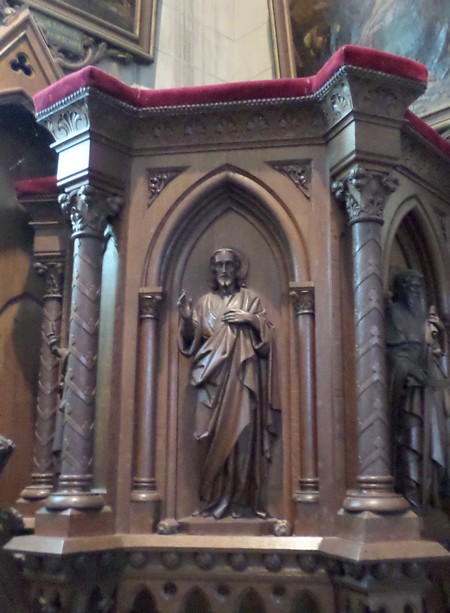 Eglise de Jenlain, la chaire