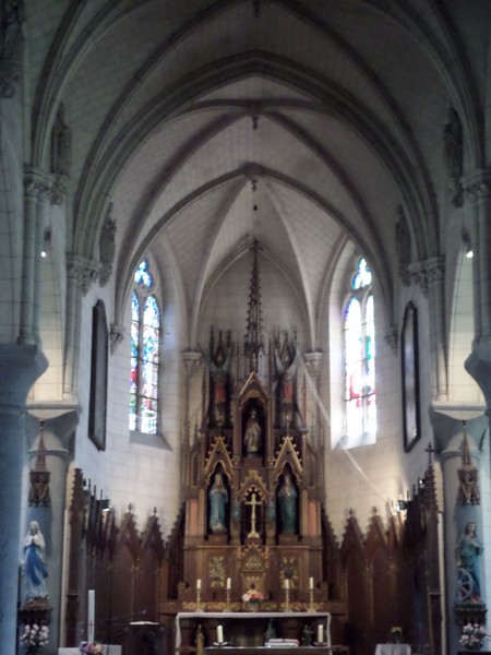Eglise de Jenlain, le choeur