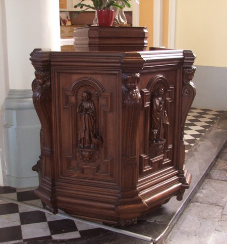 Chaire  de l'église de  Jolimetz