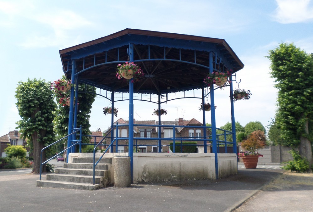 Le kiosque à musique de Boussois.