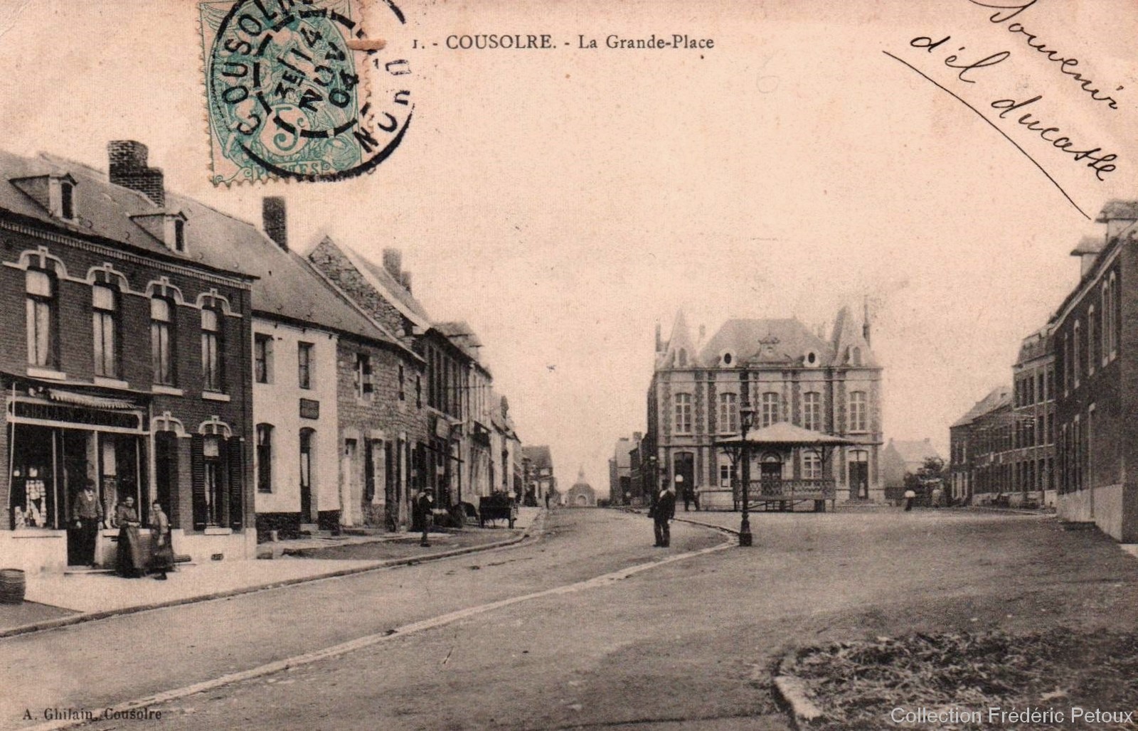 Le kiosque à musique de Cousolre 1904