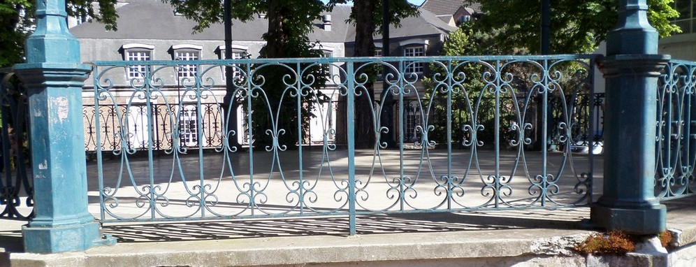 Le kiosque à musique de Maubeuge, le garde-corps.