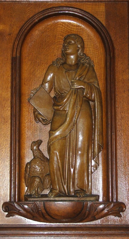 Eglise de La Flamengrie : détail de la chaire