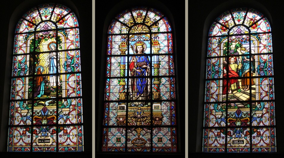 Vitraux de l'église de Landrecies