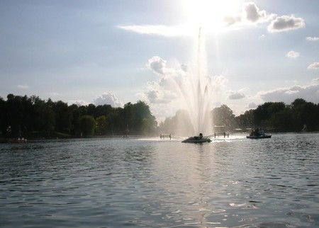 Jeux d'eau à Le Quesnoy