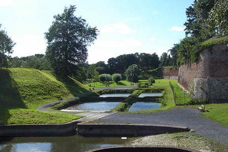 Les remparts à Le Quesnoy