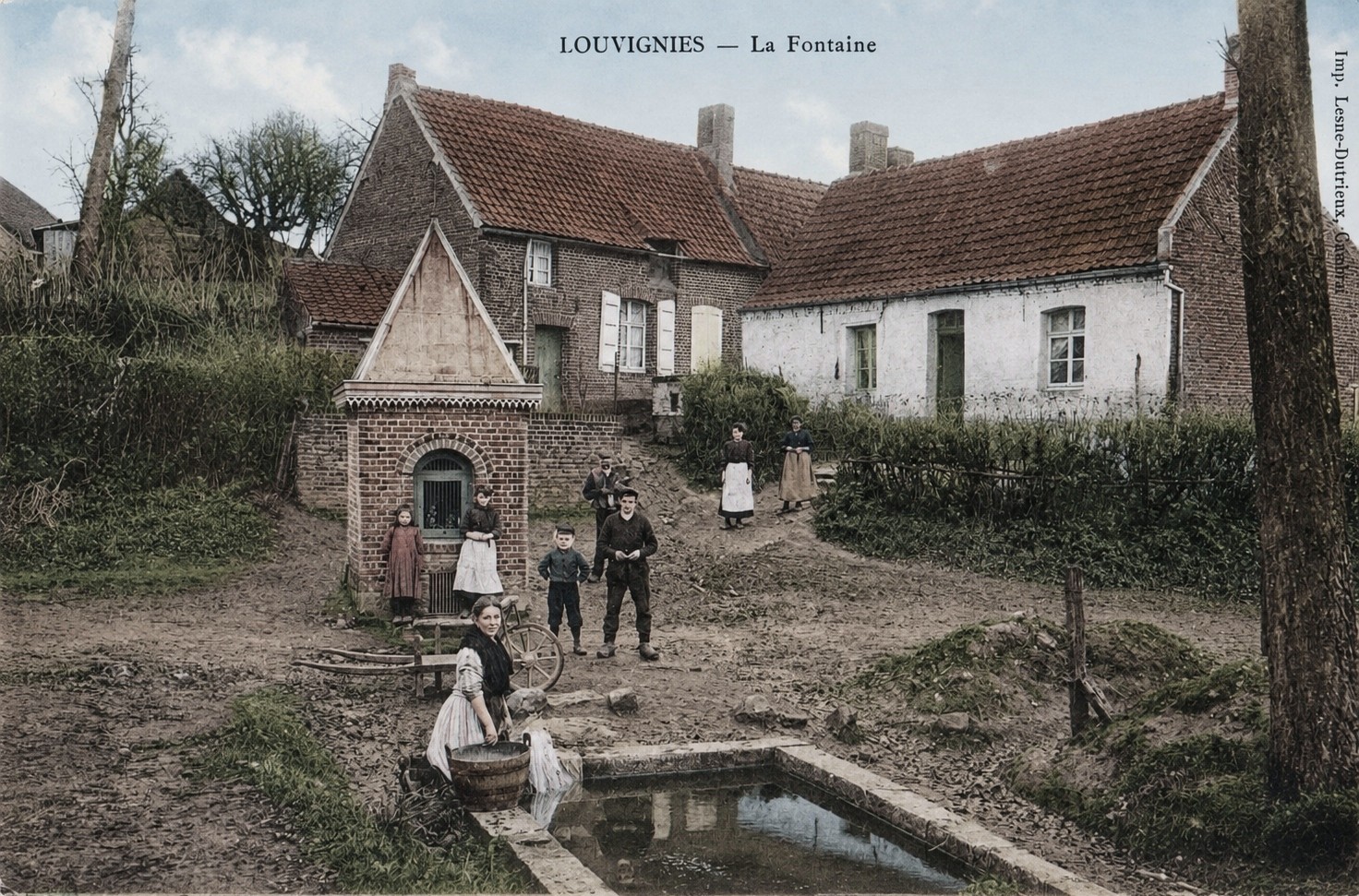 Le lavoirà Louvignies Quesnoy