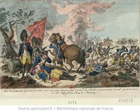Mort du lieutenant général Gouvion à Mairieux