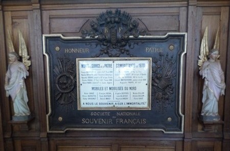 Plaque souvenir à Mairieux