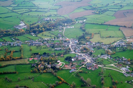 Vue aérienne de Marbaix
