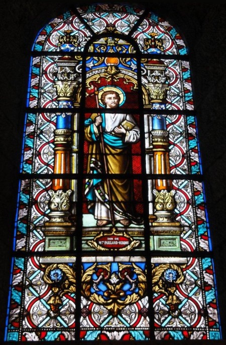 Vitrail de l'église Saint-Humbert de Maroilles