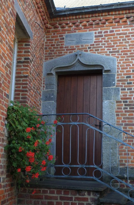 Le moulin de l'abbaye à Maroilles, pierre datée 1575