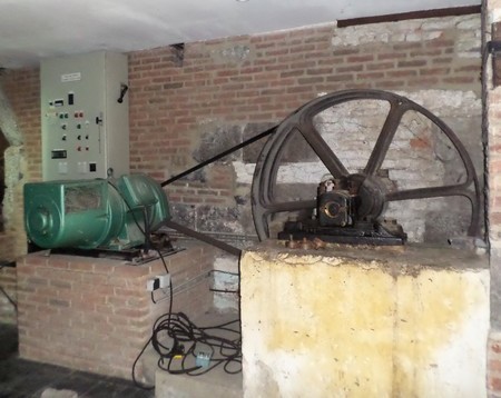 La turbine du moulin de Maroilles