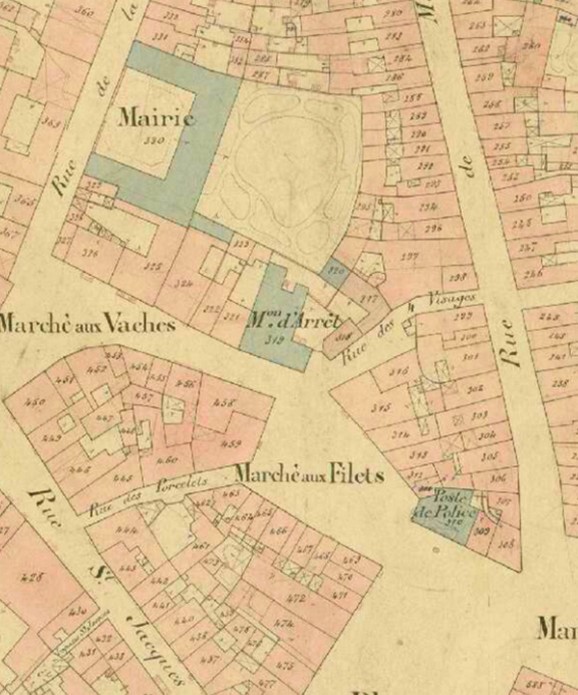 Cartes postales anciennes de Maubeuge, le cadastre