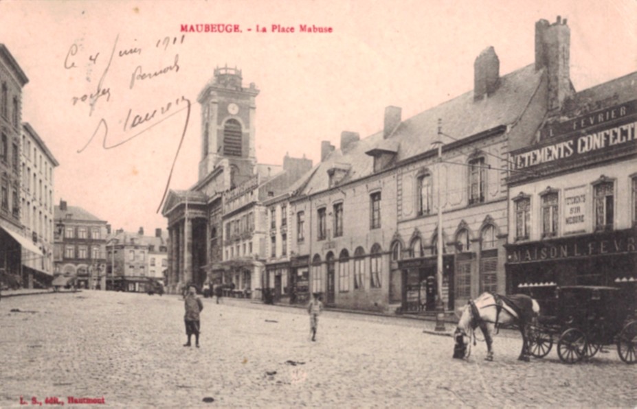 Maubeuge, la place Mabuse.