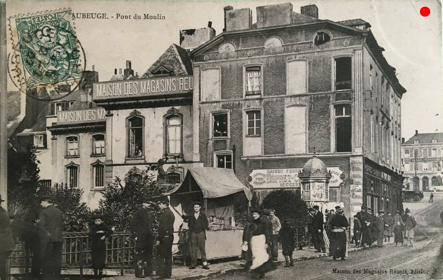 Cartes postales anciennes de Maubeuge, l'ancien moulin