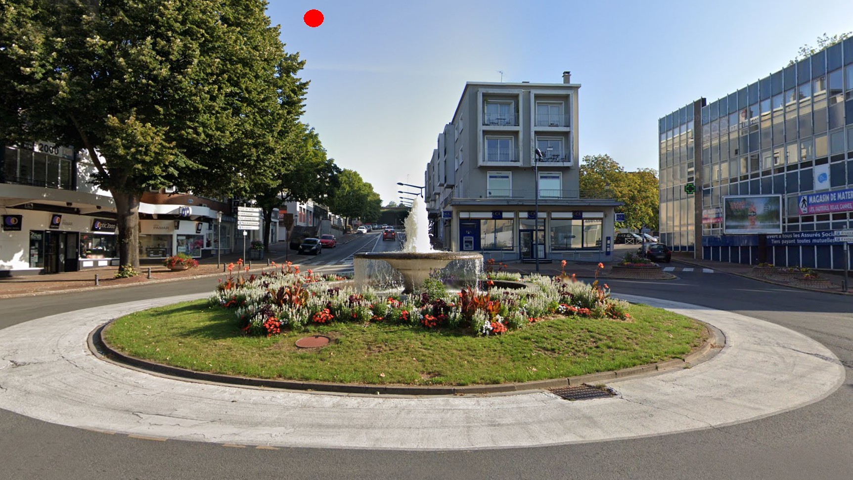 Maubeuge, l'entrée de l'avenue Mabuse de nos jours.