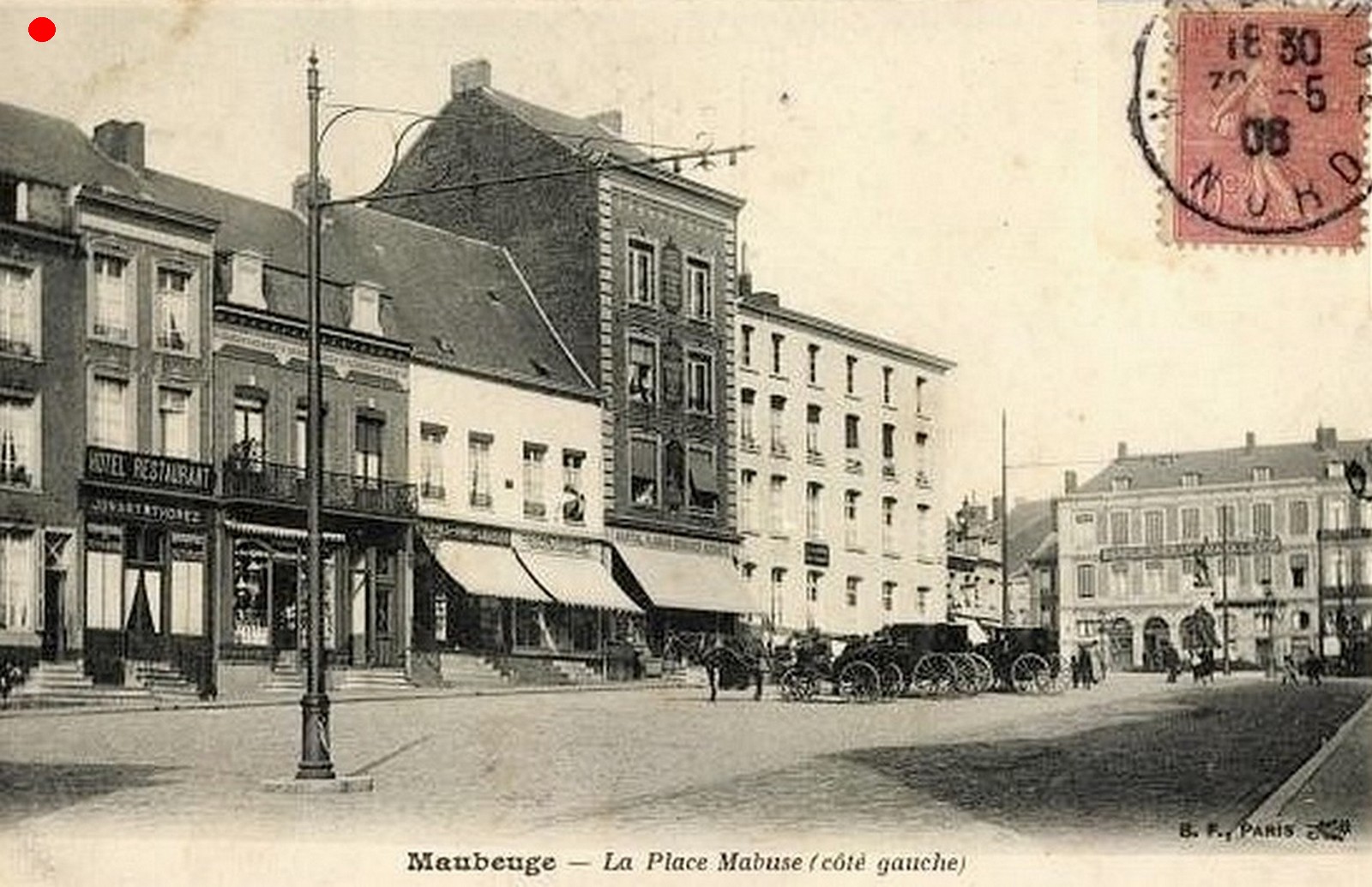 Cartes postales de Maubeuge, Place Mabuse
