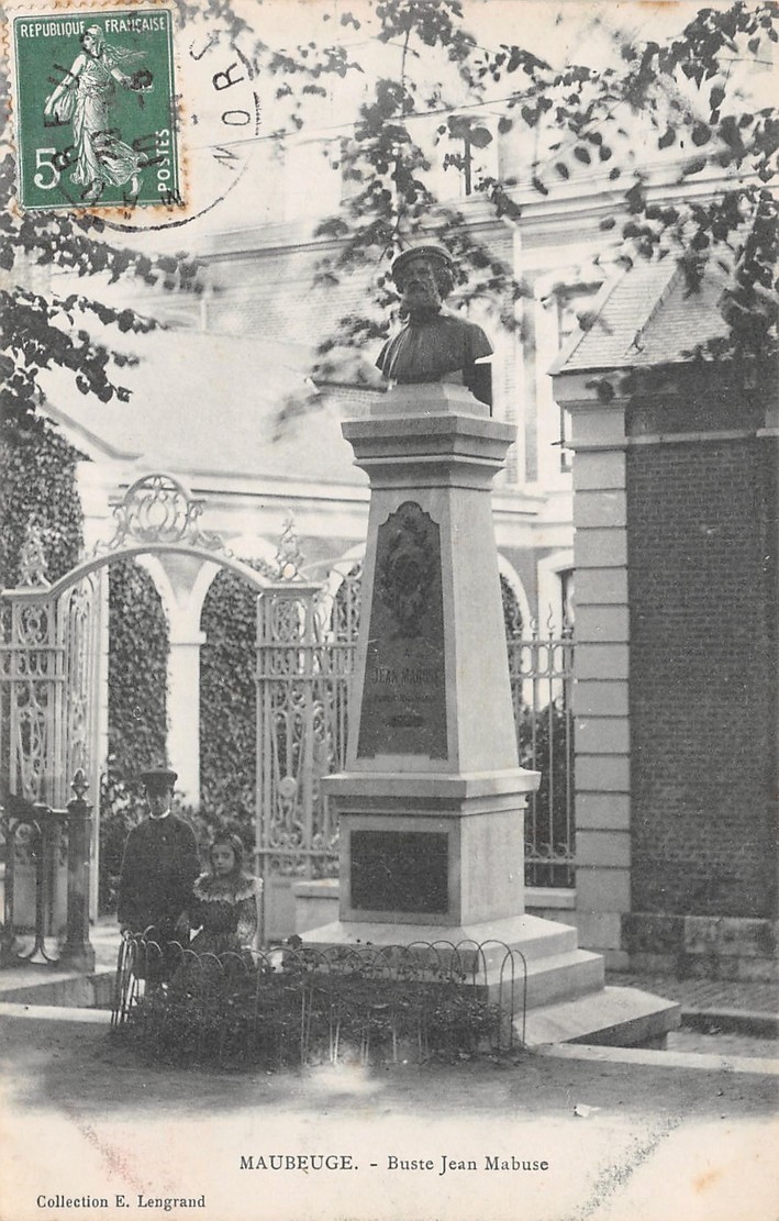 Maubeuge, Place Verte buste Mabuse