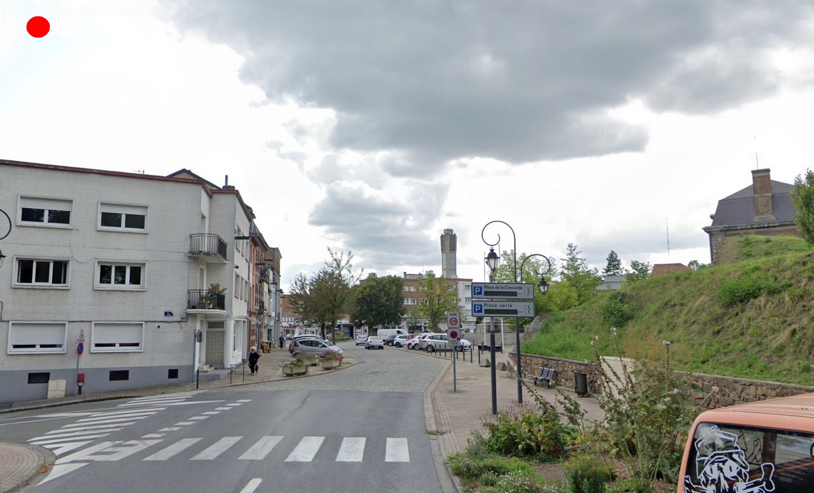 Maubeuge, Porte de Mons, rue Casimir Fournier.