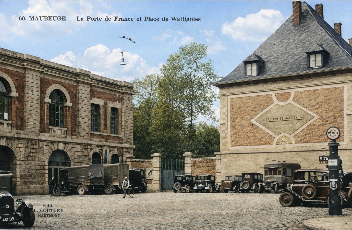 Cartes postales anciennes de Maubeuge, Porte de France