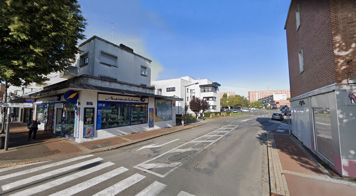 Maubeuge, rue de France, emplacement casernes