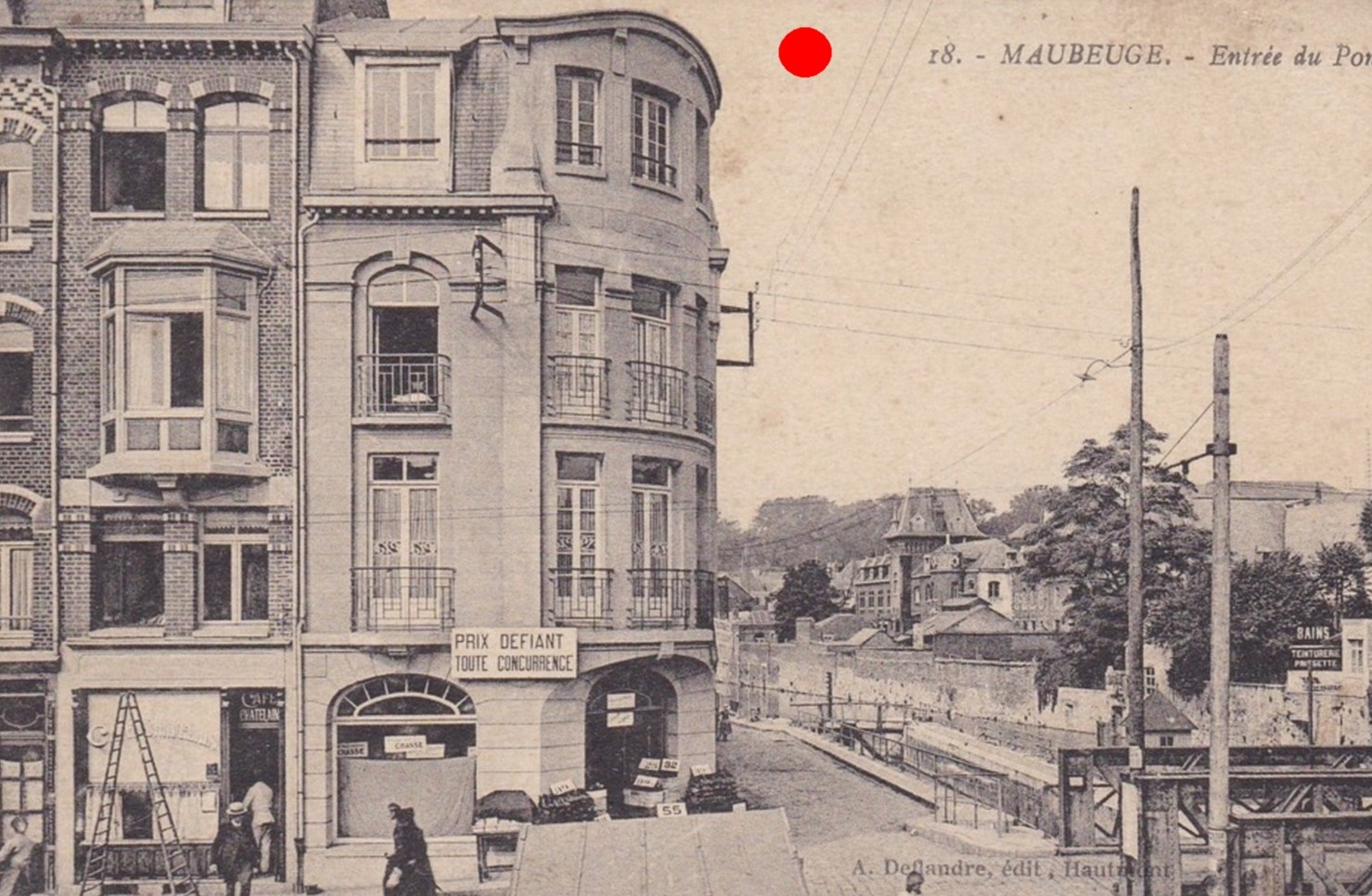 Cartes postales anciennes de Maubeuge,  rue de France
