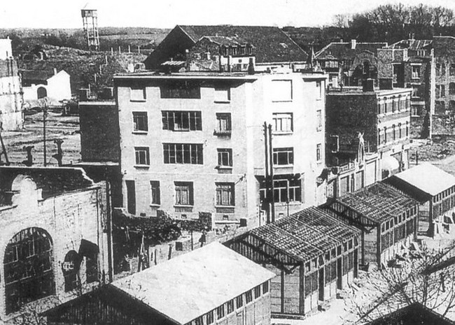 Maubeuge secteur Porte de France bombardé