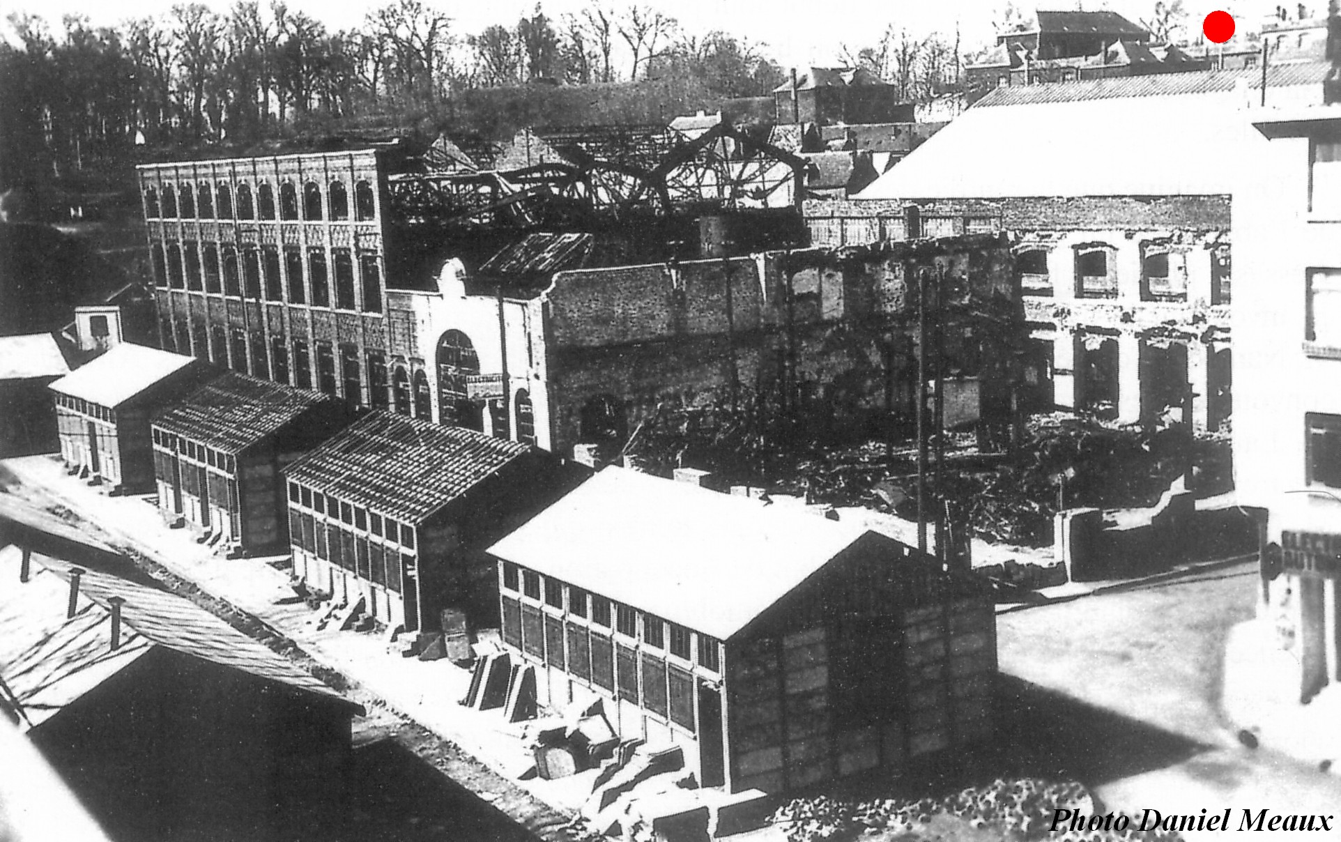 Maubeuge secteur Porte de France bombardé