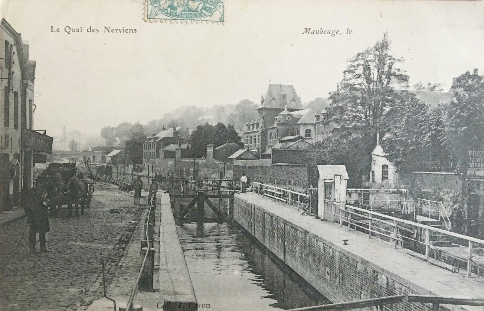 Cartes postales anciennes de Maubeuge, La Sambre et les quais