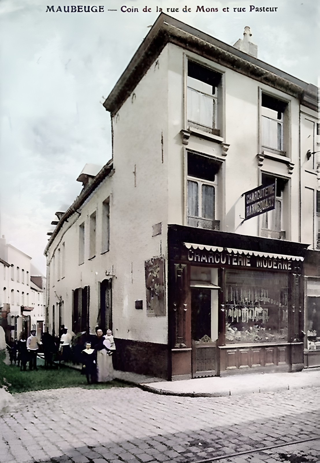 Cadastre de Maubeuge, rue de Mons, boutique